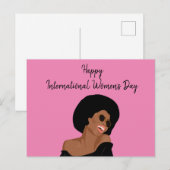 Internationale Vrouwendag Briefkaart (Voorkant / Achterkant)