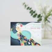 Internationale Vrouwendag Briefkaart (Staand voorkant)