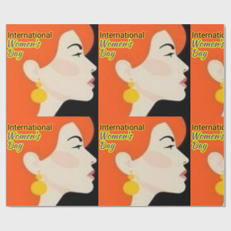 Internationale Vrouwendag . Cadeaupapier