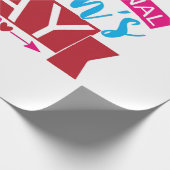 Internationale Vrouwendag Cadeaupapier (Hoek)