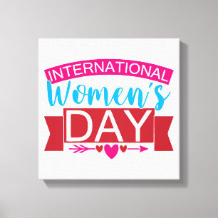 Internationale Vrouwendag  Canvas Afdruk
