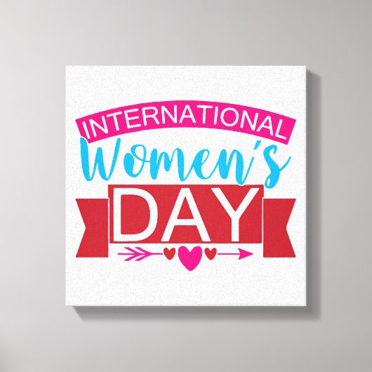 Internationale Vrouwendag  Canvas Afdruk (Voorkant)