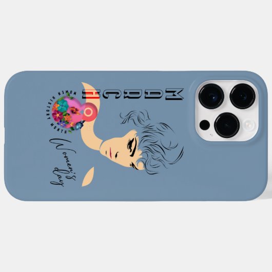 Internationale Vrouwendag | Case-Mate iPhone Case (Achterkant (horizontaal))