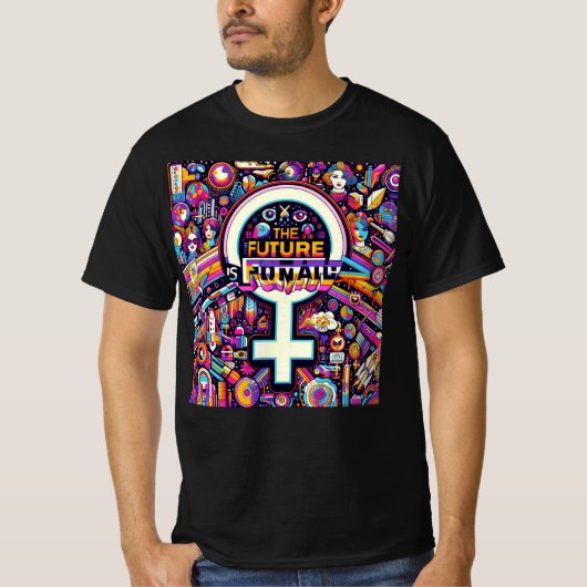 Internationale Vrouwendag Design T-shirt (Voorkant)