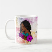 Internationale Vrouwendag Ebony Beauty Koffiemok (Links)