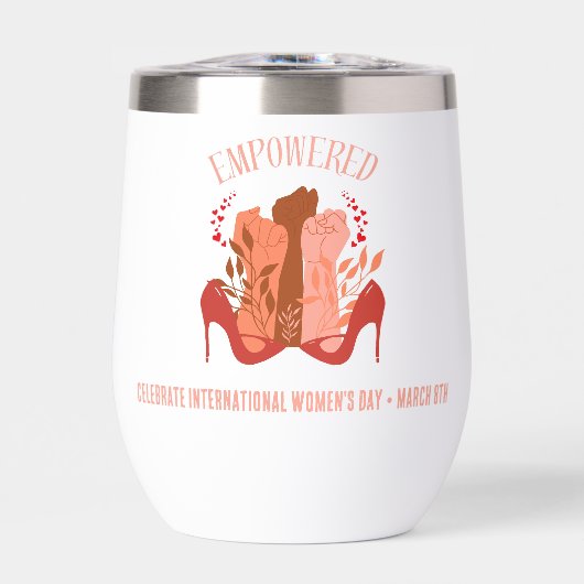 Internationale Vrouwendag EMPOWERED Fists Stiletto (Voorkant)