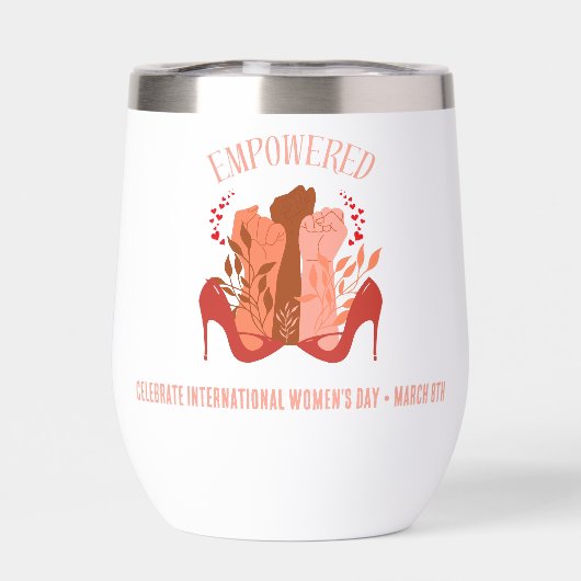 Internationale Vrouwendag EMPOWERED Fists Stiletto (Achterkant)