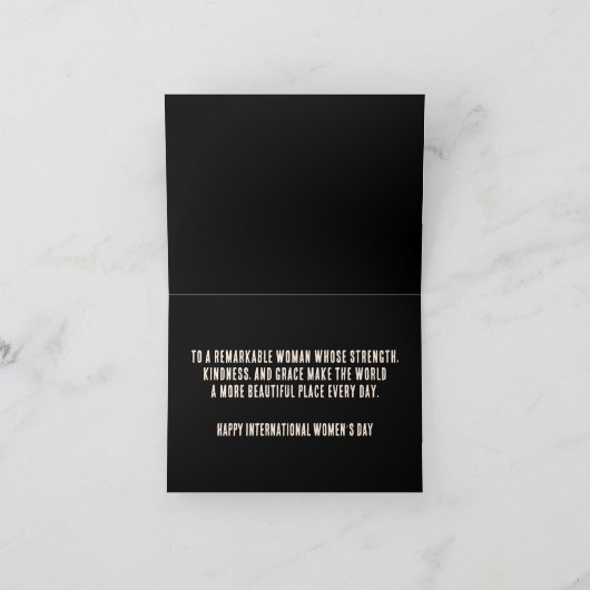 Internationale Vrouwendag Feestdagen Kaart (Binnen)
