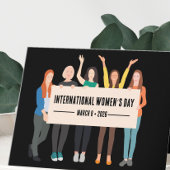 Internationale Vrouwendag Feestdagen Kaart