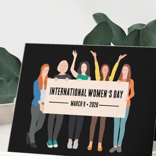 Internationale Vrouwendag Feestdagen Kaart
