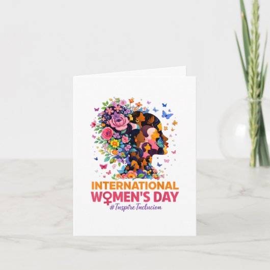 Internationale Vrouwendag Feestdagen Kaart (Voorkant)