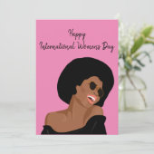 Internationale Vrouwendag Feestdagenkaart (Staand voorkant)