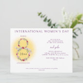 Internationale Vrouwendag Fondsenwerving Gala QR C Kaart (Staand voorkant)