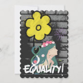 Internationale Vrouwendag - Gelijkheid en rechtvaa Feestdagenkaart (Voorkant)