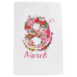 Internationale Vrouwendag Gelukkige Vrouwendag 8 2 Medium Cadeauzakje