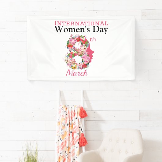 Internationale Vrouwendag Gelukkige Vrouwendag 8 2 Spandoek (Insitu)