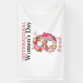 Internationale Vrouwendag Gelukkige Vrouwendag 8 2 Spandoek (Verticaal)