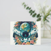 Internationale Vrouwendag Gelukkige Vrouwendag Briefkaart (Staand voorkant)