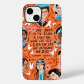 Internationale Vrouwendag Geschiedenis Bloemig Cit Case-Mate iPhone Case (Achterkant)
