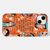 Internationale Vrouwendag Geschiedenis Bloemig Cit Case-Mate iPhone Case (Achterkant (horizontaal))