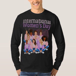 Internationale vrouwendag - Geschiedenis maand lie T-shirt