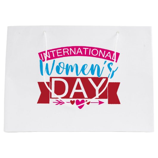 Internationale Vrouwendag Groot Cadeauzakje (Voorkant)
