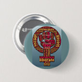 internationale vrouwendag in maart 2017 ronde button 5,7 cm (Voorkant /achterkant)