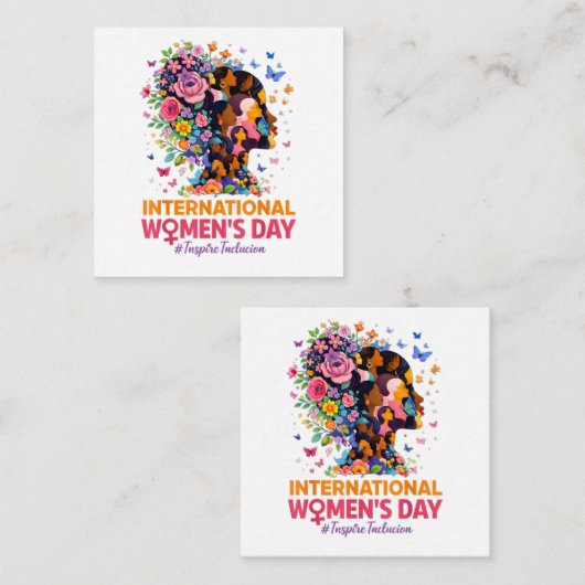 Internationale Vrouwendag Informatiekaartje (Voorkant / Achterkant)