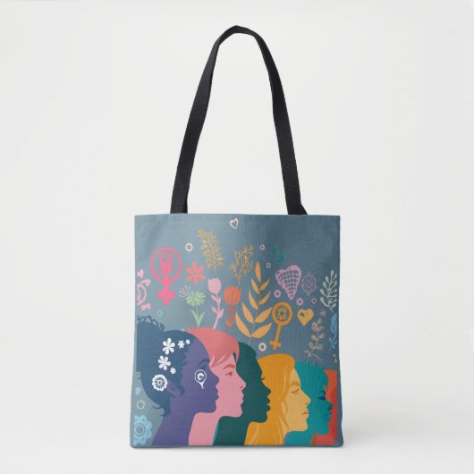 Internationale Vrouwendag - Inspire Inclusion Tote Bag (Voorkant)
