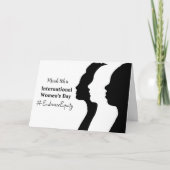Internationale Vrouwendag is 8 maart Kaart (Voorkant)