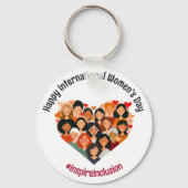 Internationale Vrouwendag | IWD 8 maart | Hart Sleutelhanger (Achterkant)