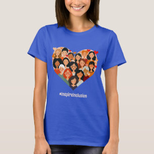 Internationale Vrouwendag   IWD 8 maart   Hart T-shirt