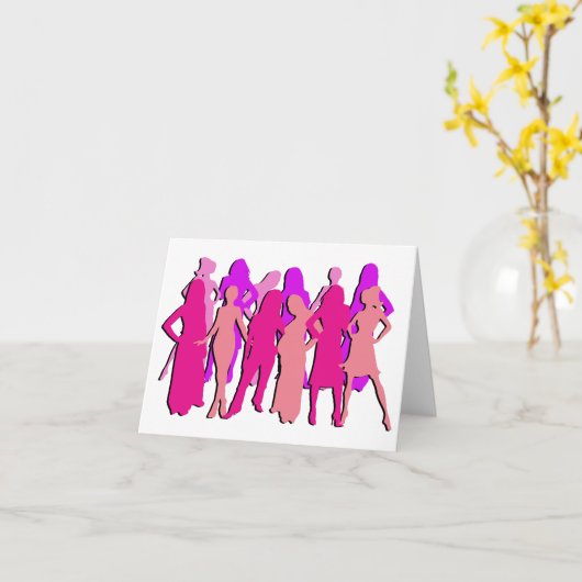 Internationale Vrouwendag Kaart (Gele Bloem)