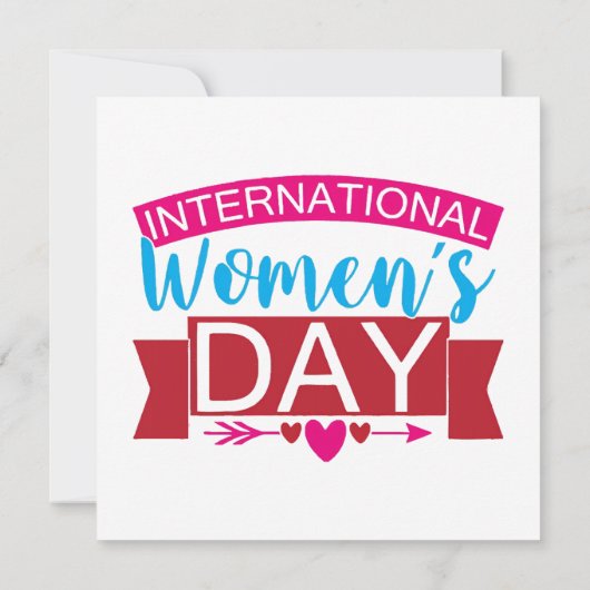 Internationale Vrouwendag Kaart (Achterkant)