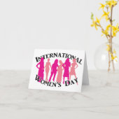Internationale Vrouwendag Kaart (Gele Bloem)