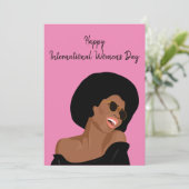Internationale Vrouwendag Kaart (Staand voorkant)