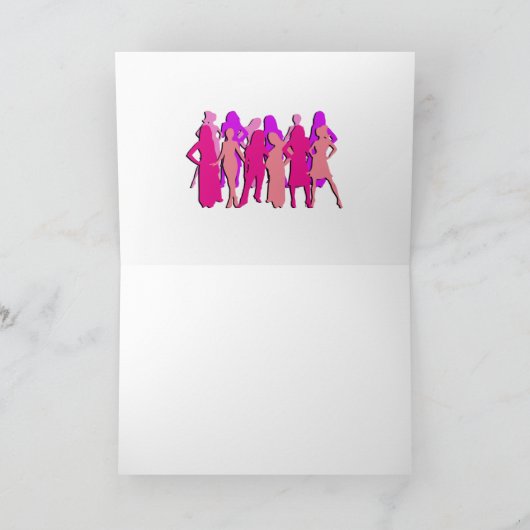 Internationale Vrouwendag Kaart (Binnen)