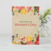 Internationale Vrouwendag Kaart 08-2022 (Staand voorkant)