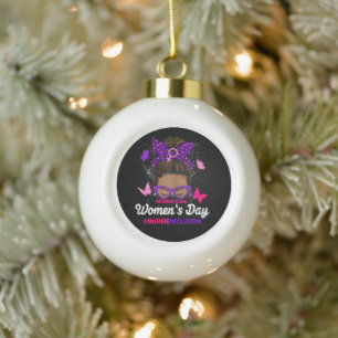 Internationale Vrouwendag Keramische Bal Ornament