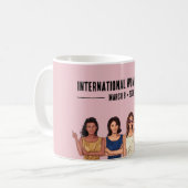 Internationale Vrouwendag Koffiemok (Voorkant links)