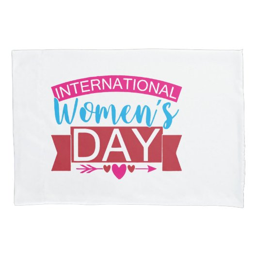 Internationale Vrouwendag Kussensloop (Voorkant)