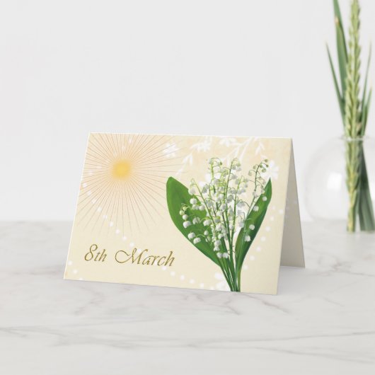 Internationale Vrouwendag, Lelie van de vallei Kaart (Voorkant)