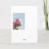 Internationale Vrouwendag - Lentbloemen Kaart (Achterkant)