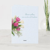 Internationale Vrouwendag - lentestromen Kaart (Achterkant)