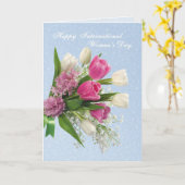 Internationale Vrouwendag - lentestromen Kaart (Gele Bloem)