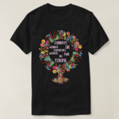 Internationale Vrouwendag Maart 8 Feminist Funny W T-shirt (Design voorkant)