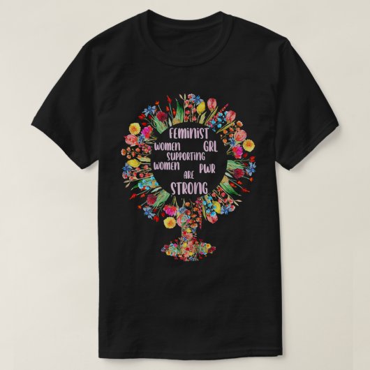 Internationale Vrouwendag Maart 8 Feminist Funny W T-shirt (Design voorkant)