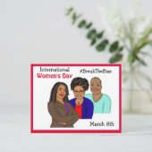 Internationale Vrouwendag - Marcy 8th Briefkaart (Staand voorkant)