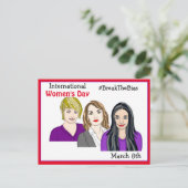 Internationale Vrouwendag - Marcy 8th Briefkaart (Staand voorkant)