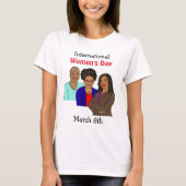 Internationale Vrouwendag - Marcy 8th T-shirt (Voorkant)